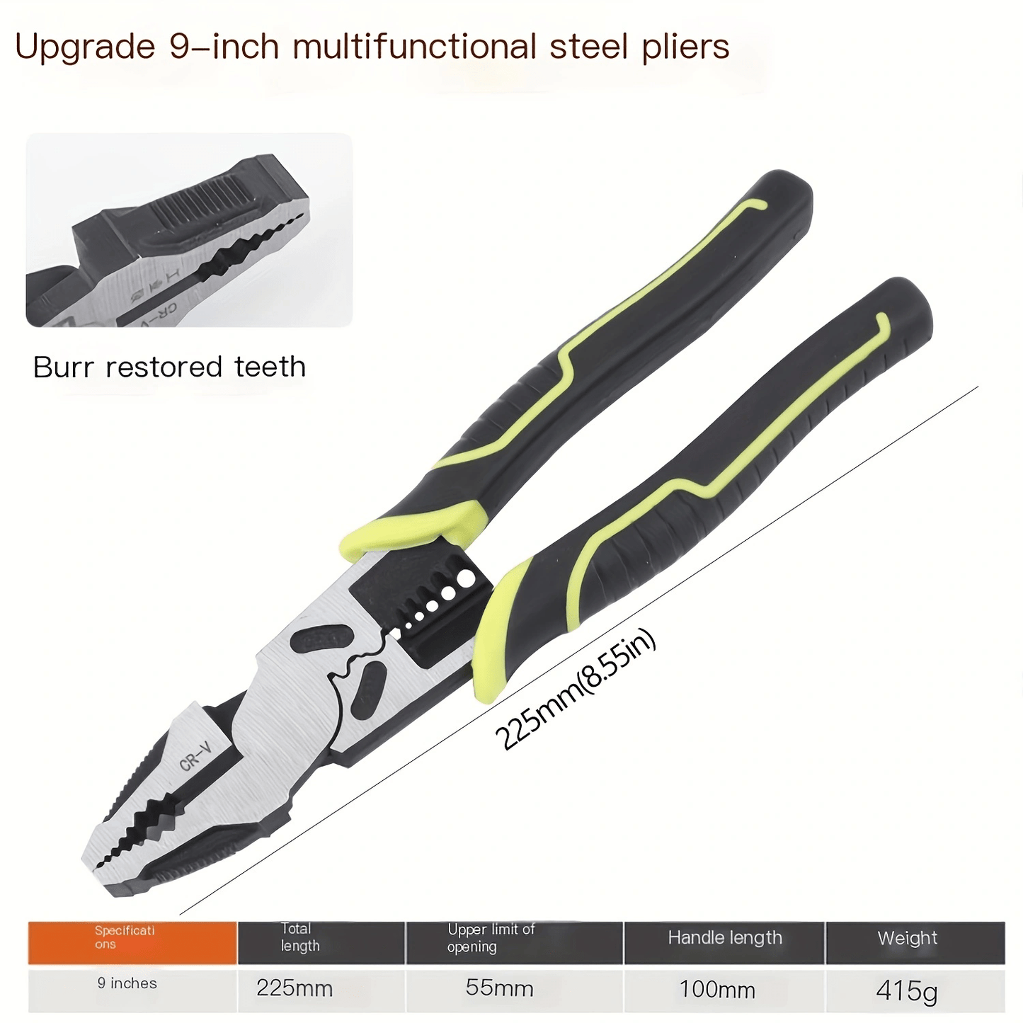 5-in-1 Multifunctional Plier (Plas) with 2 Electric Testers