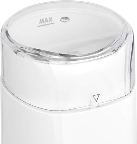 Amazon Basics Electric Coffee Grinder - White