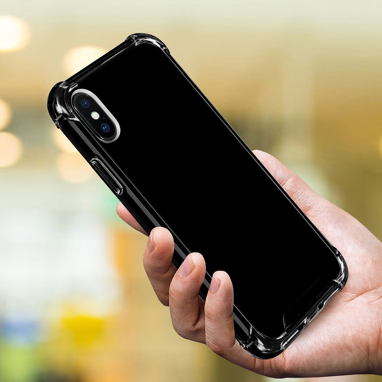 iPhone X And Xs Case, Shockproof Smooth Case with Bumper TPU Frame
