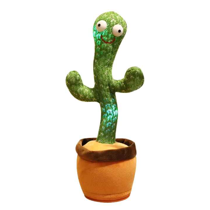 Cactus Plush Toys, Electronic Cactus Plush Music Toy wtih Singing and Dancing
