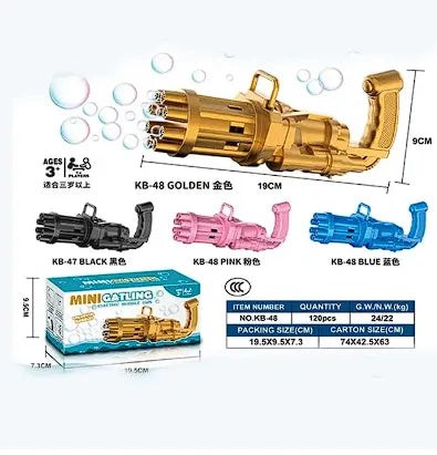 Massive Bubble Automatic Bubble Toys Bubble Machine Plastic Electric Bubble Gun Machine