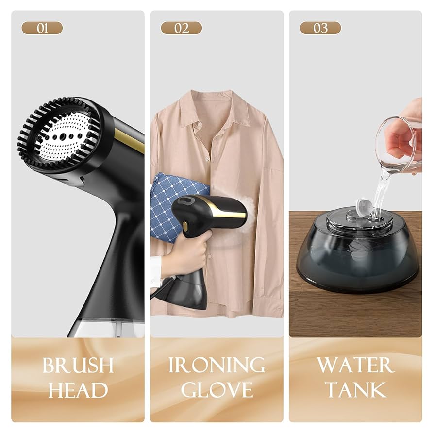 RAF 2-in-1 Hand Hanging Iron Machine R.1160B - Garment Steamer
