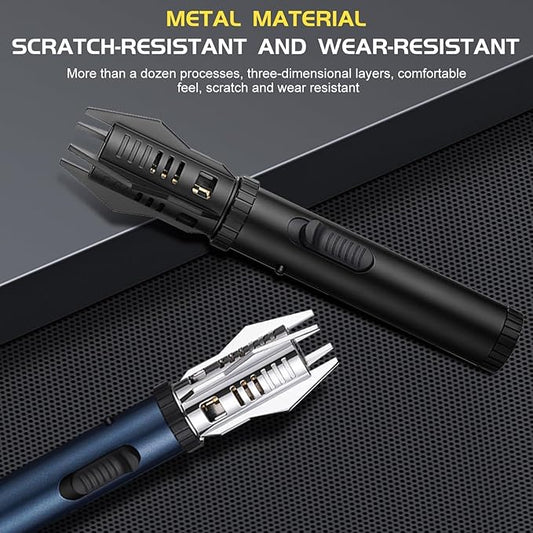 Bright Fire Lighter with Safety Lock and Adjustable Flame