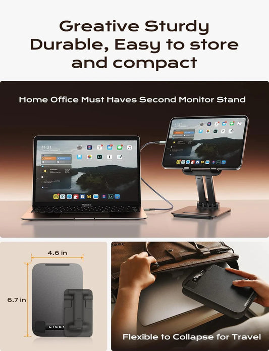 Phone and Desktop Metal Tablet Stand