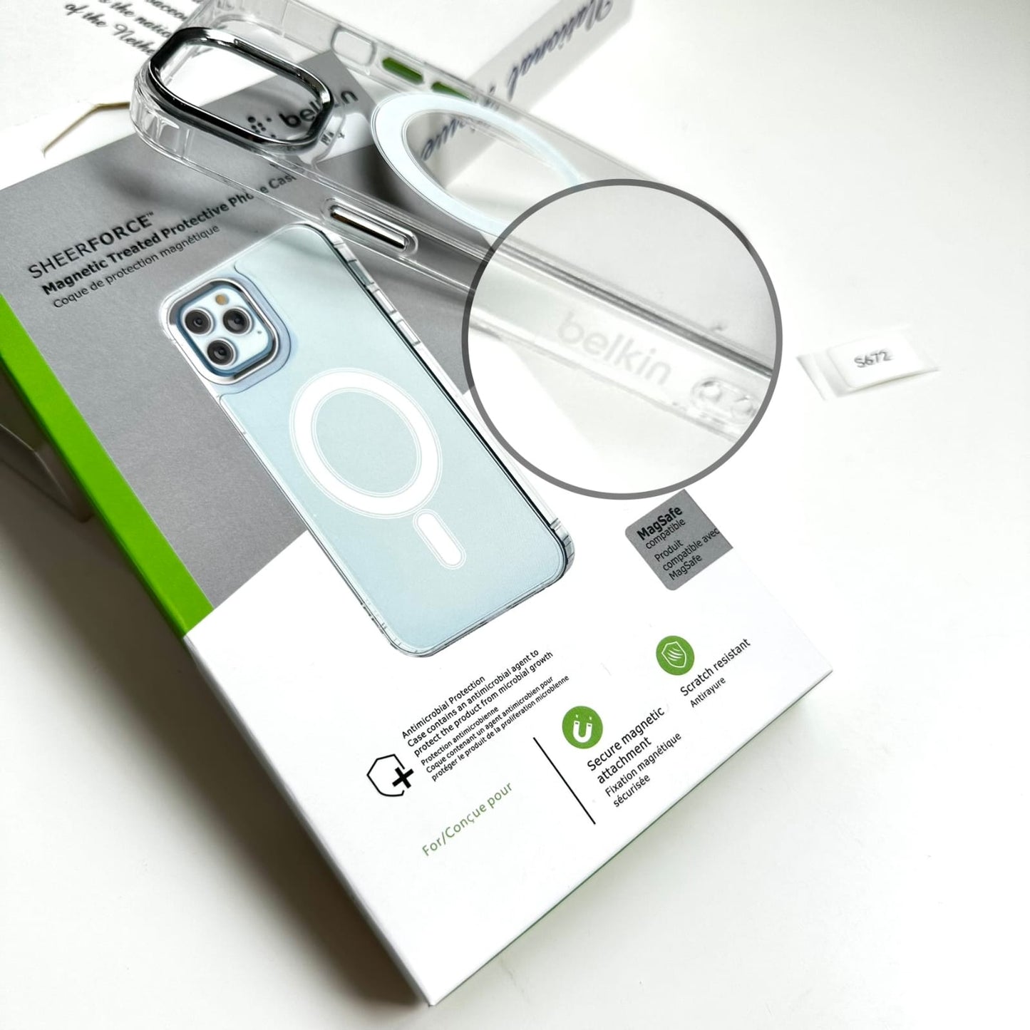 iPhone 14 Pro Max Belkin Magsafe Protection and Clear Case