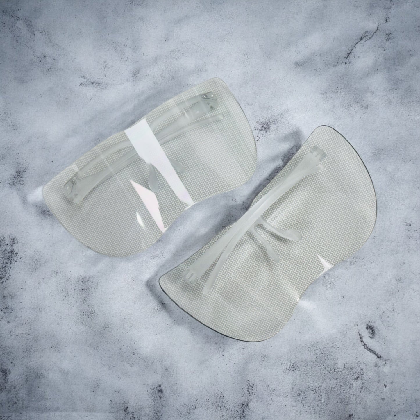 Small Men's and women's protective glasses, face shield | 2 Pcs Set