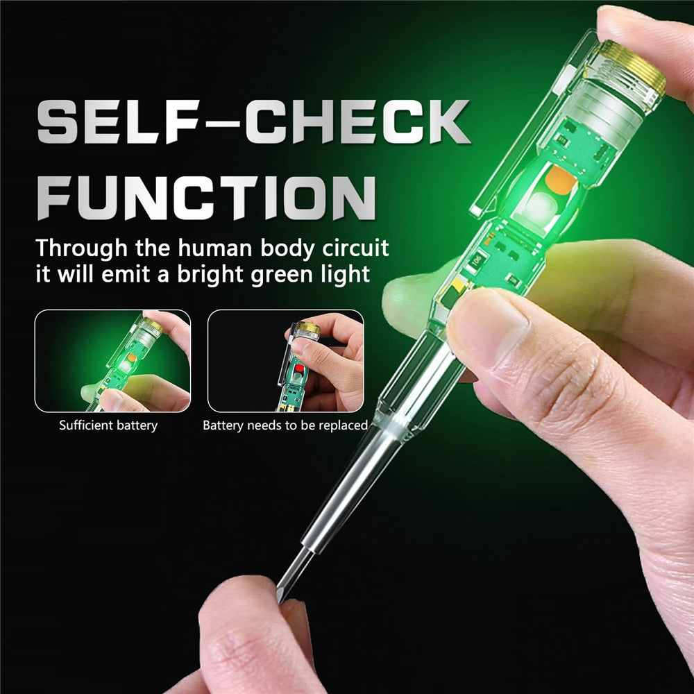 Electric Tester Pen - Dual Circuit Voltage & Current Checker