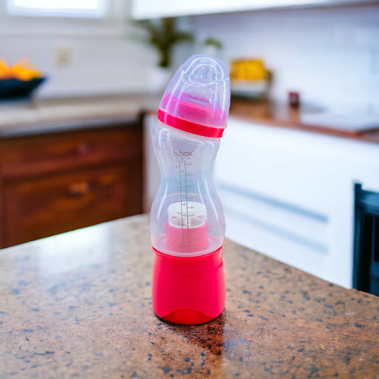 B.box Baby Bottle + Dry Formula Dispenser - 240 ml