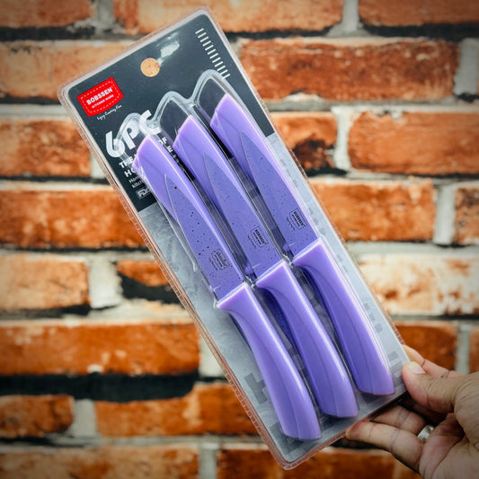 Bobssen Kitchen Knife Set - Pack of 6 (German Lot)