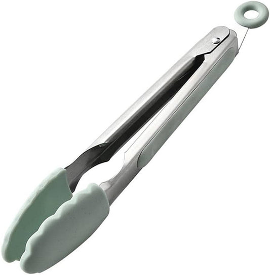 Silicone Food & Kitchen Tongs - 3 Pieces Set