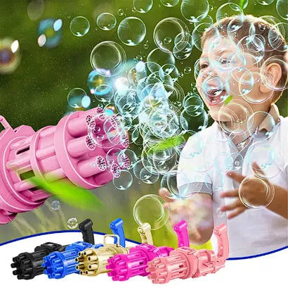 Massive Bubble Automatic Bubble Toys Bubble Machine Plastic Electric Bubble Gun Machine | 2pcs Set