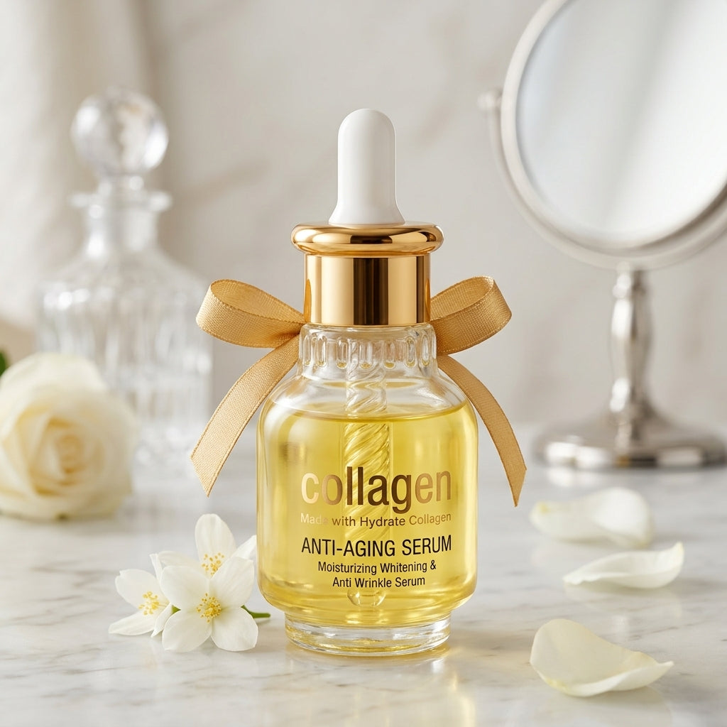 Premium Collagen Anti-Aging Serum – Moisturizing Vitamin C Facial Serum