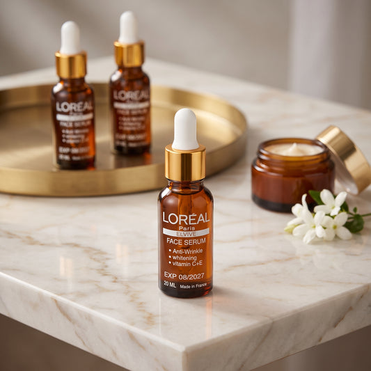 Vitamin C + E Face Serum – Anti-Wrinkle Brightening & Skin Repair Serum (20ml)