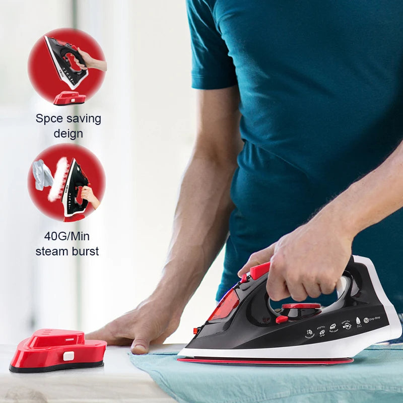 RAF 2-in-1 Wireless Electric and Steam Iron 2200W - R.1211B