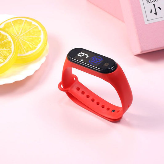 LED Smart Watch Fashion Watch For Men Women & Boys, Kids Touch Led Braclet Digital | 4 pcs set