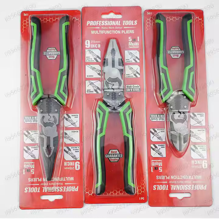 5-in-1 Multifunctional Plier (Plas) with 2 Electric Testers
