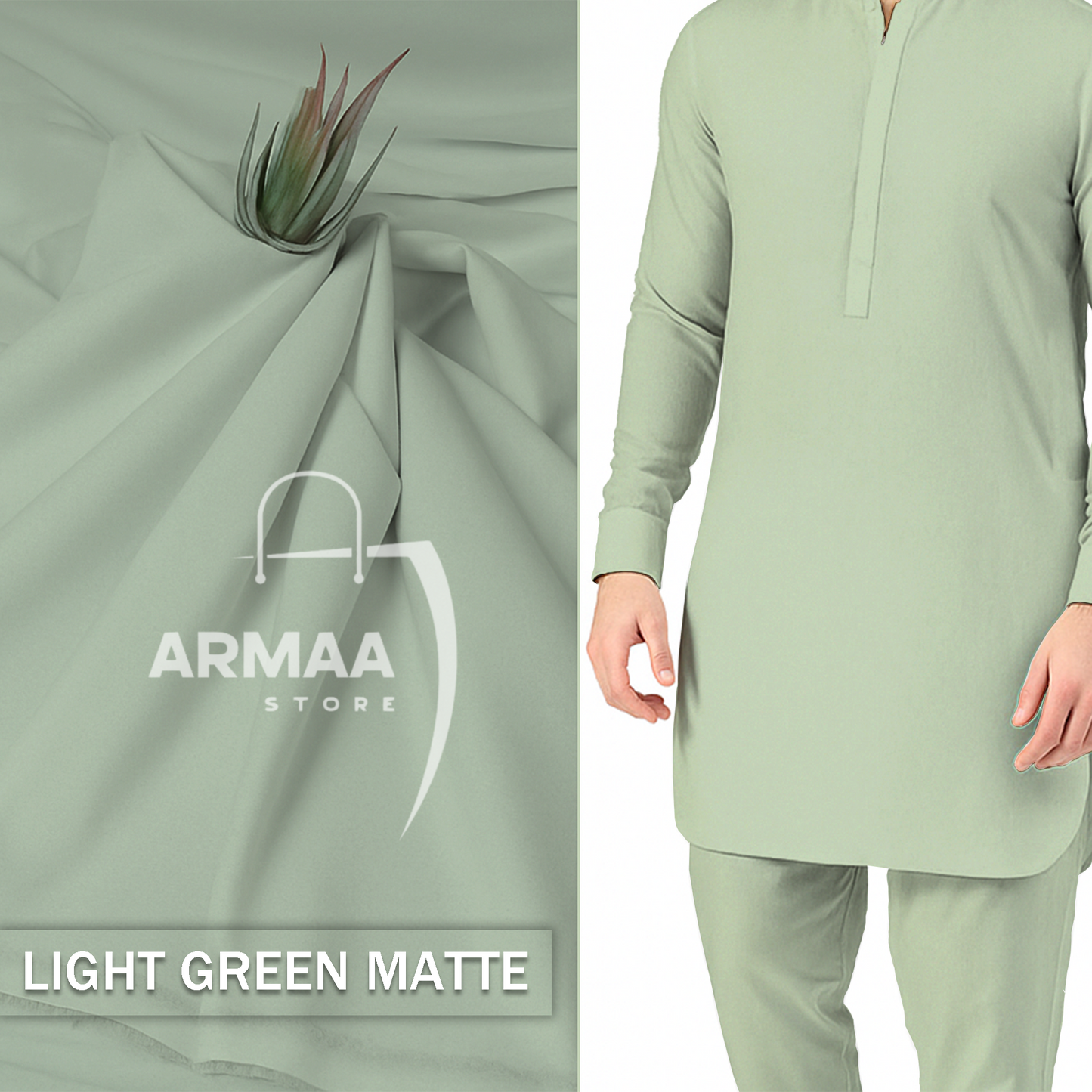 Light Matte Green - Imperial Original Unstitched Boski