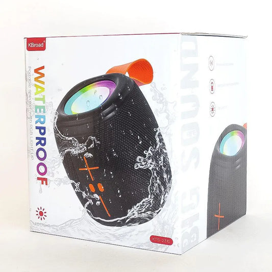KBroad Waterproof Portable Bluetooth Speaker with RGB Lights - KTS-2310