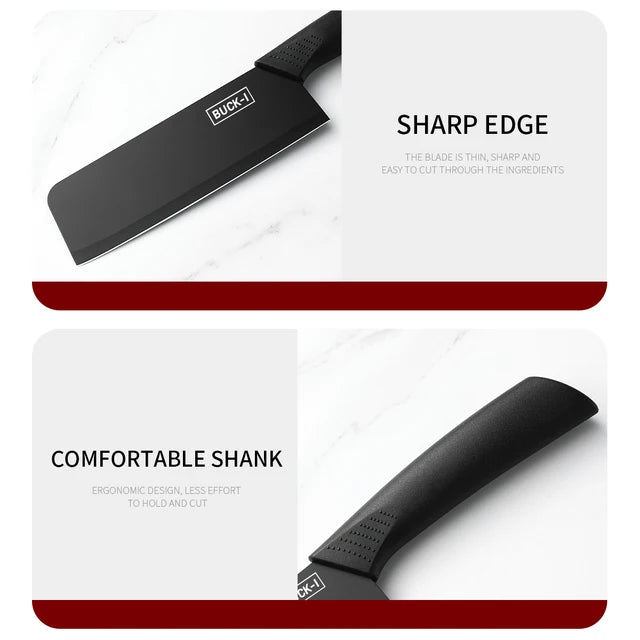 Buck-I Meat Cleaver - Sharp Stainless Steel Bone Cutting Knife