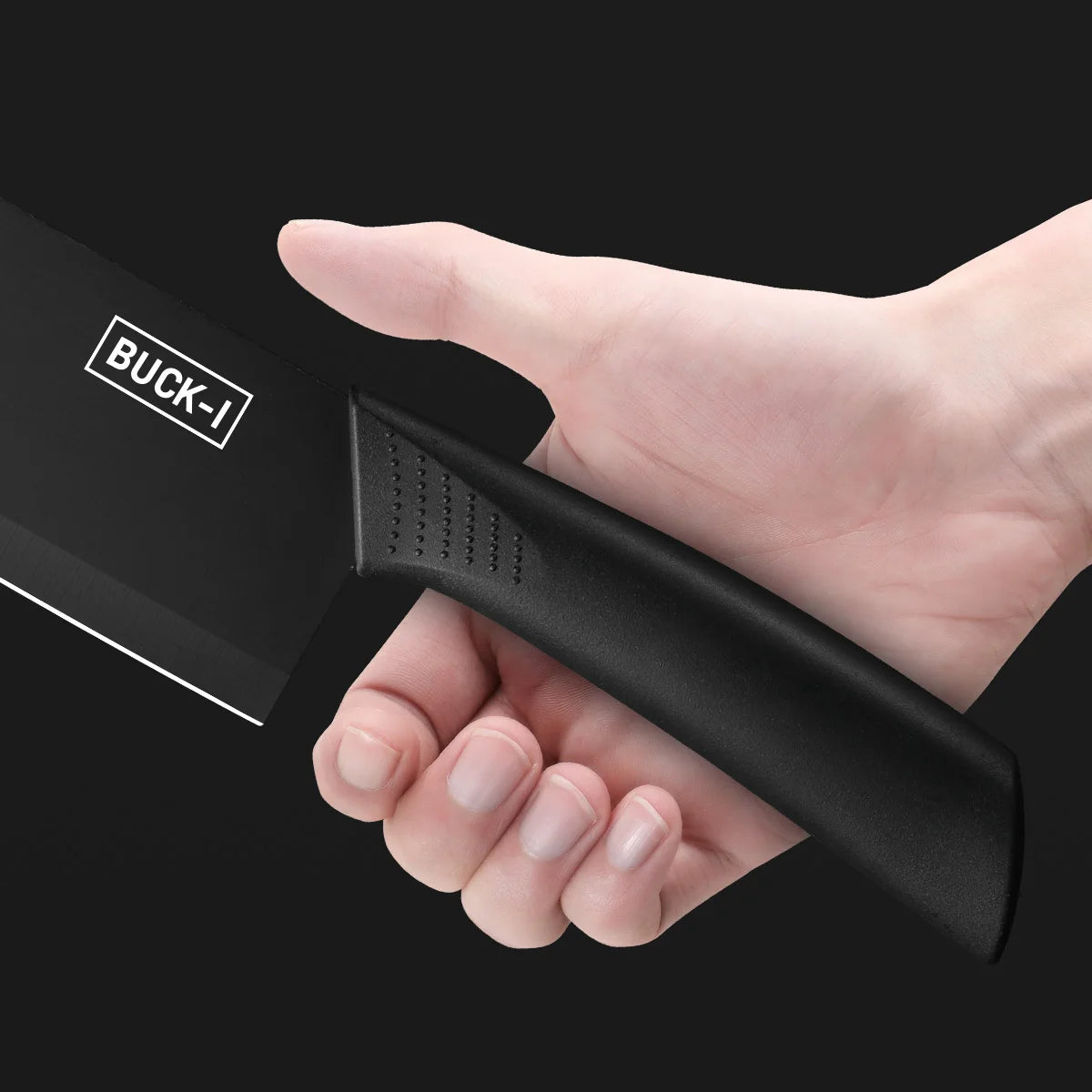 Buck-I Meat Cleaver - Sharp Stainless Steel Bone Cutting Knife