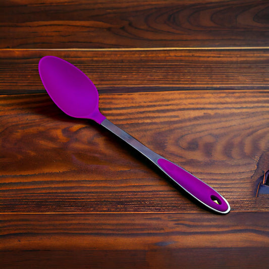 Silicone Non-Stick Cooking Spoon - Heat Resistant Cooking Tool