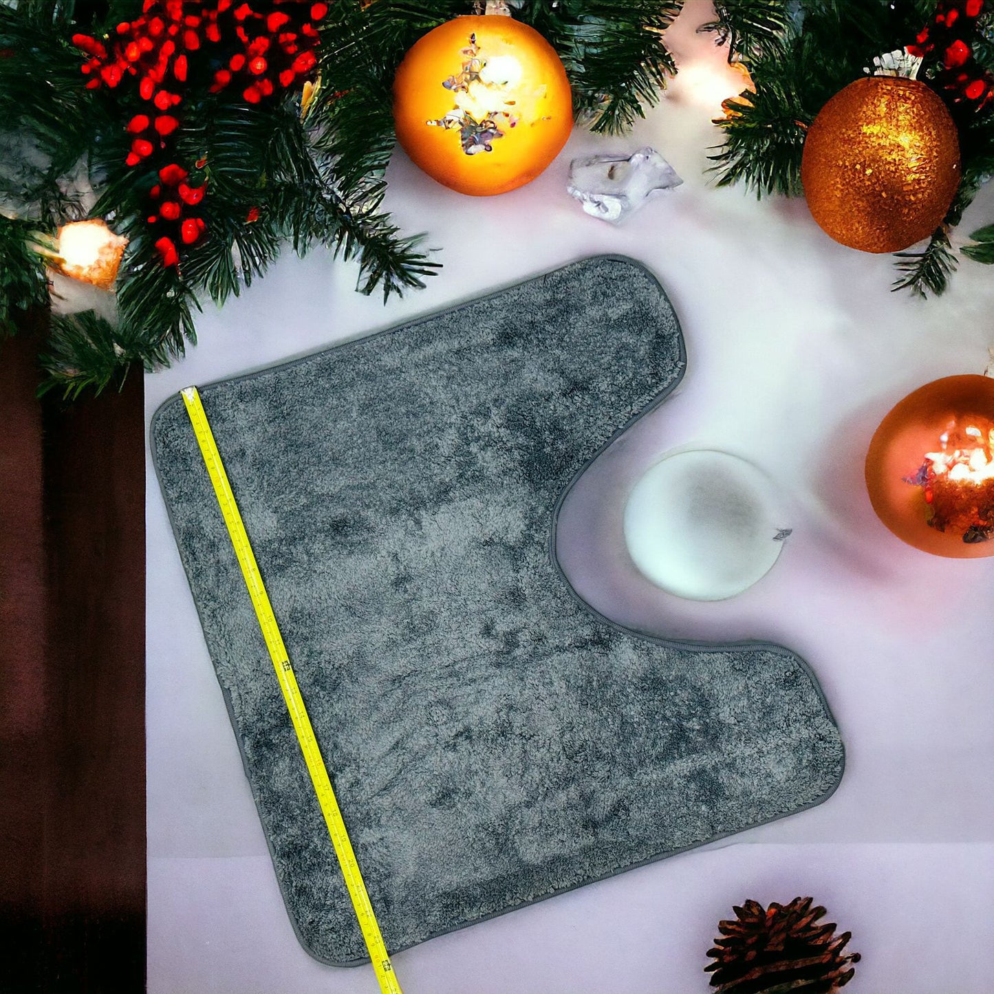 Imported and High Quality Velvet Memory Foam Bath Mat