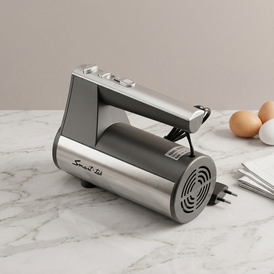 Smart-Tek 700W High-Performance Hand Mixer – Powerful Egg Beater with Stainless Steel Attachments