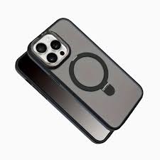 Phone case with a magnetic design on a white background