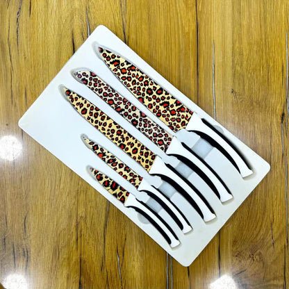 Fissman 5 Pcs Kitchen Knife Set - Sharp, Durable & Stainless Steel - Armaa Store Pk