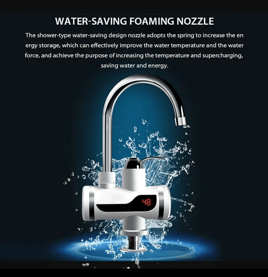 Instant Hot Water Tap Electric Geyser for Bathroom or Kitchen Basin - Armaa Store Pk