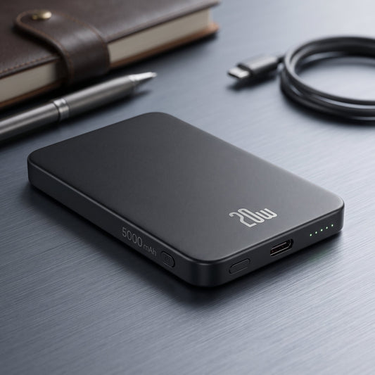MagSafe 5000mAh 20W Fast Charging Power Bank – Magnetic Wireless Portable Charger - Armaa Store Pk