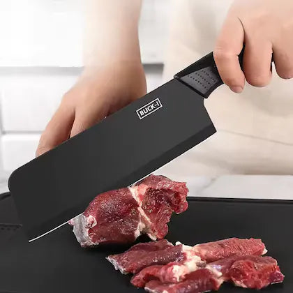 Buck-I Meat Cleaver - Sharp Stainless Steel Bone Cutting Knife