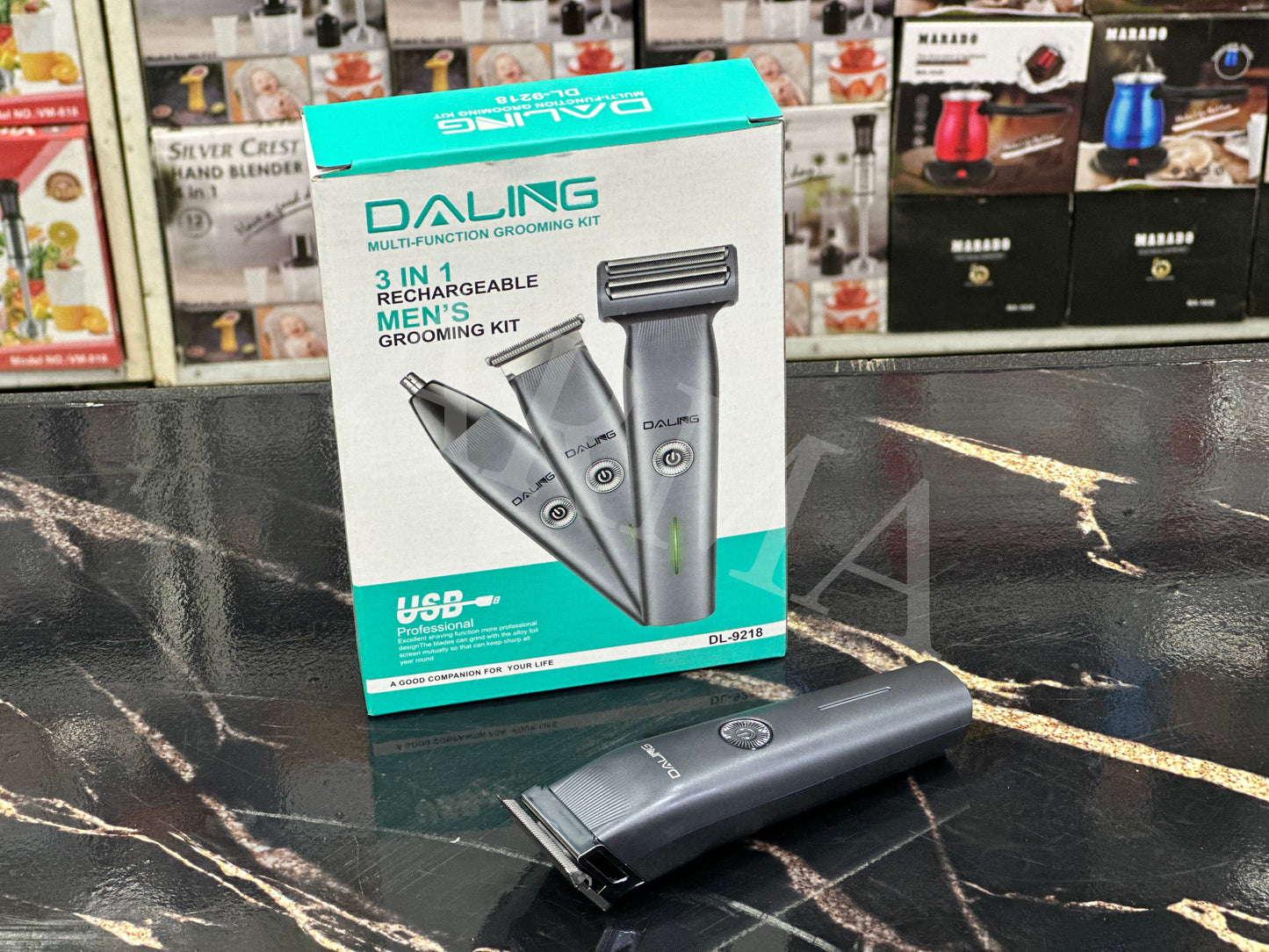 DALING 3-in-1 Hair Trimmer and Hair Clipper | DL-9218