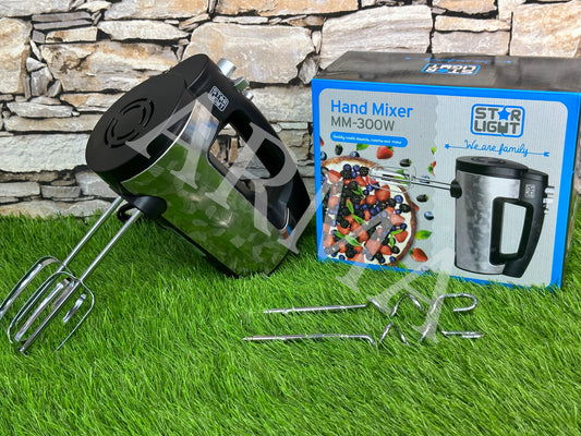 Starlight Hand Mixer & Egg Beater MM-300W