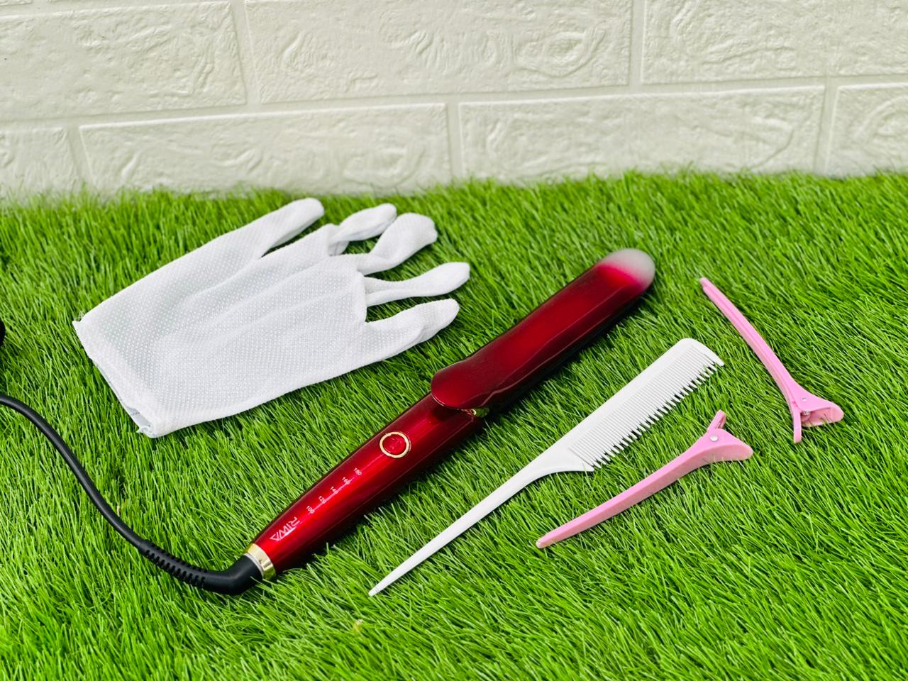 Riwa red hair straightener accessories