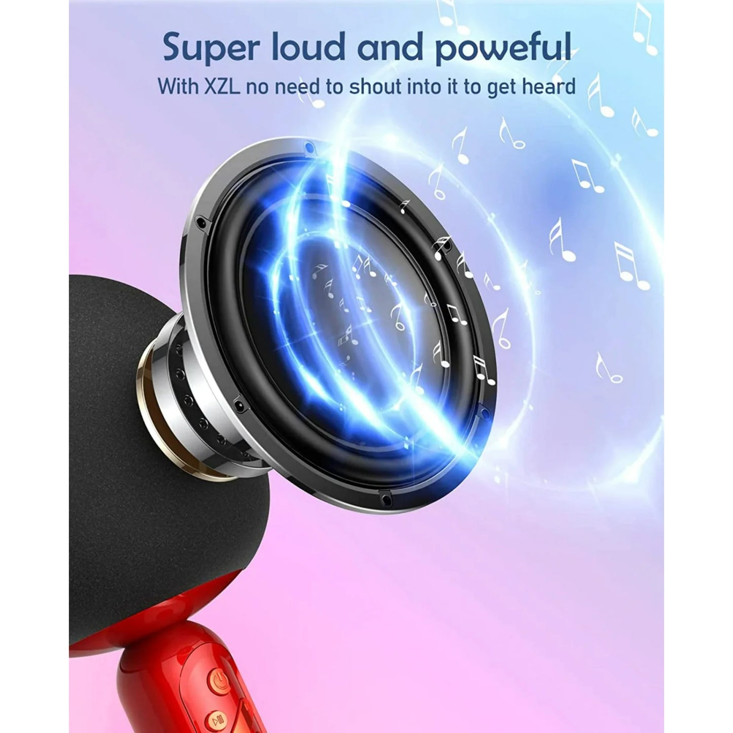 XZL Magic Voice Wireless Bluetooth Karaoke Microphone with Speaker, Karaoke Microphones for Kids and Adults, Home Party Birthday