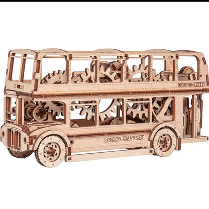 3D Wooden Bus Puzzle – London Bus