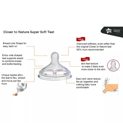 Tommee Tippee Baby Feeder - 260ml (Without Box)