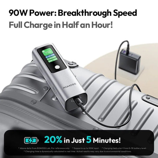 10000mAh 130W Fast Charging Power Bank – Pocket-Size USB-C PD Portable Charger for Laptops, Smartphones, Tablets & Gaming Consoles - Armaa Store Pk