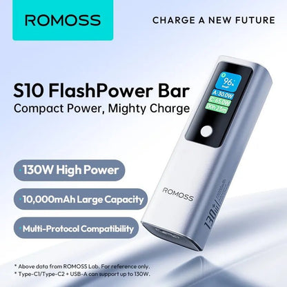 10000mAh 130W Fast Charging Power Bank – Pocket-Size USB-C PD Portable Charger for Laptops, Smartphones, Tablets & Gaming Consoles - Armaa Store Pk