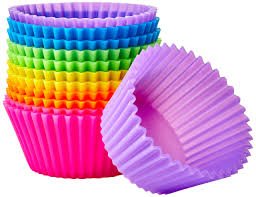 12 Pcs Silicone Cupcake Maker Set | Reusable Non-Stick Muffin & Cupcake Baking Molds | Food Grade Silicone - Armaa Store Pk