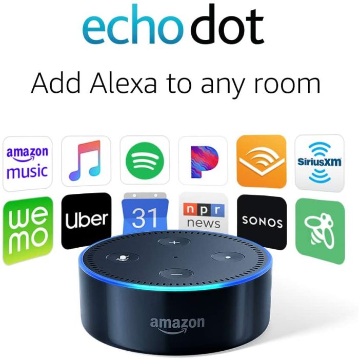 Amazon Echo Dot 2nd Generation – Voice Control Device