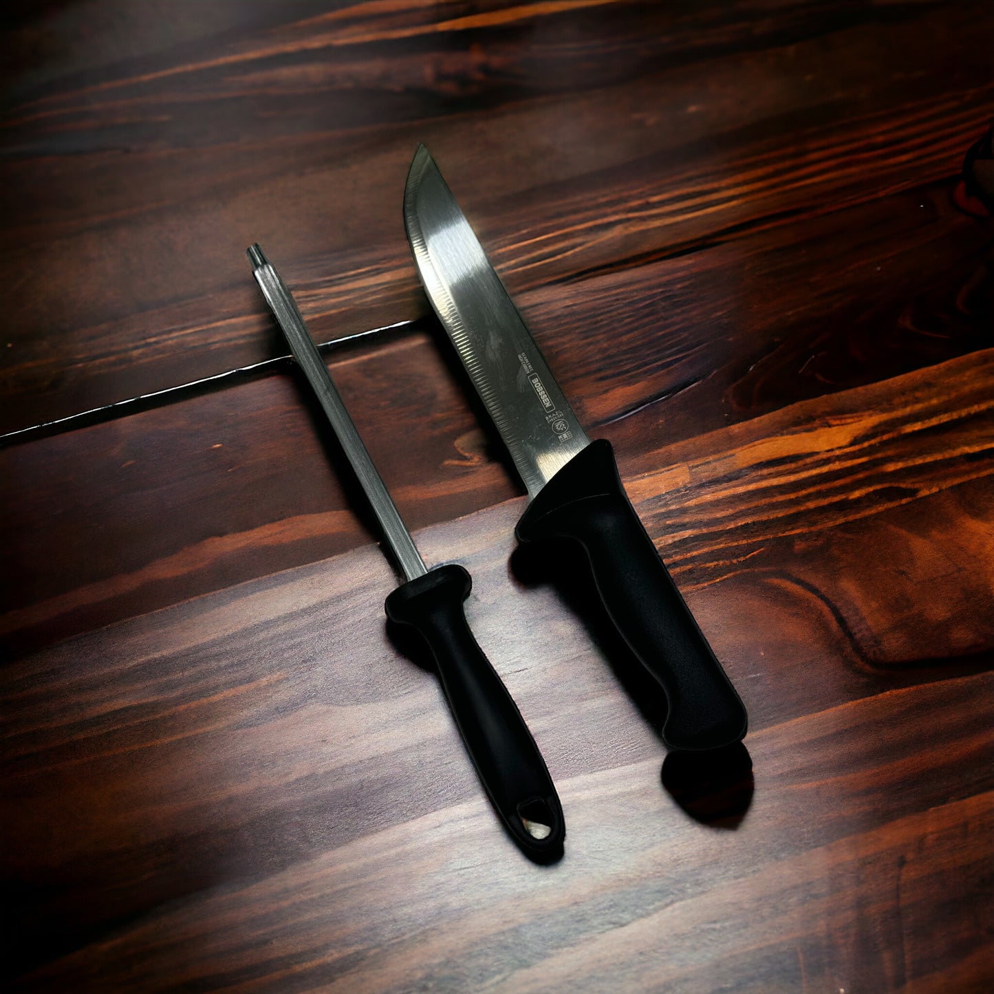 Bobssen Knife And Sharpening | 2 pieces Set