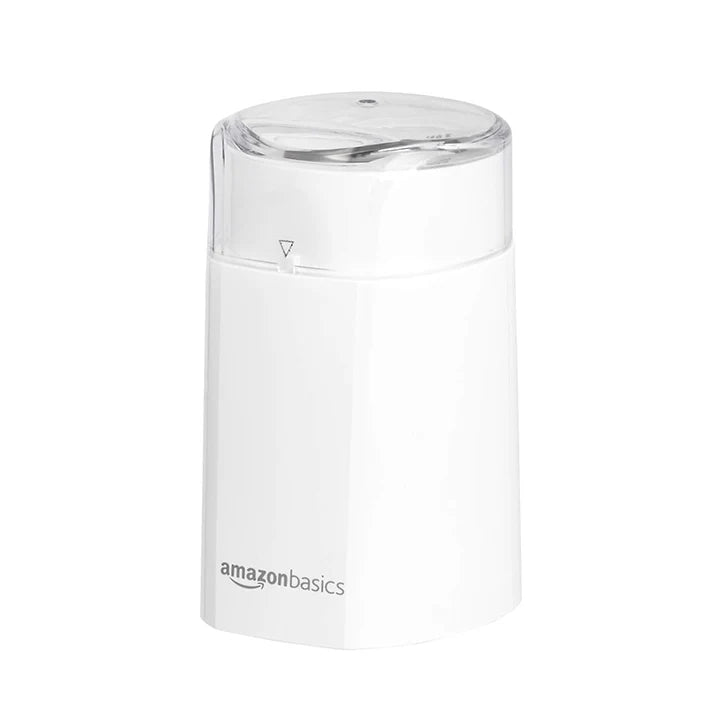Amazon Basics Electric Coffee Grinder - White