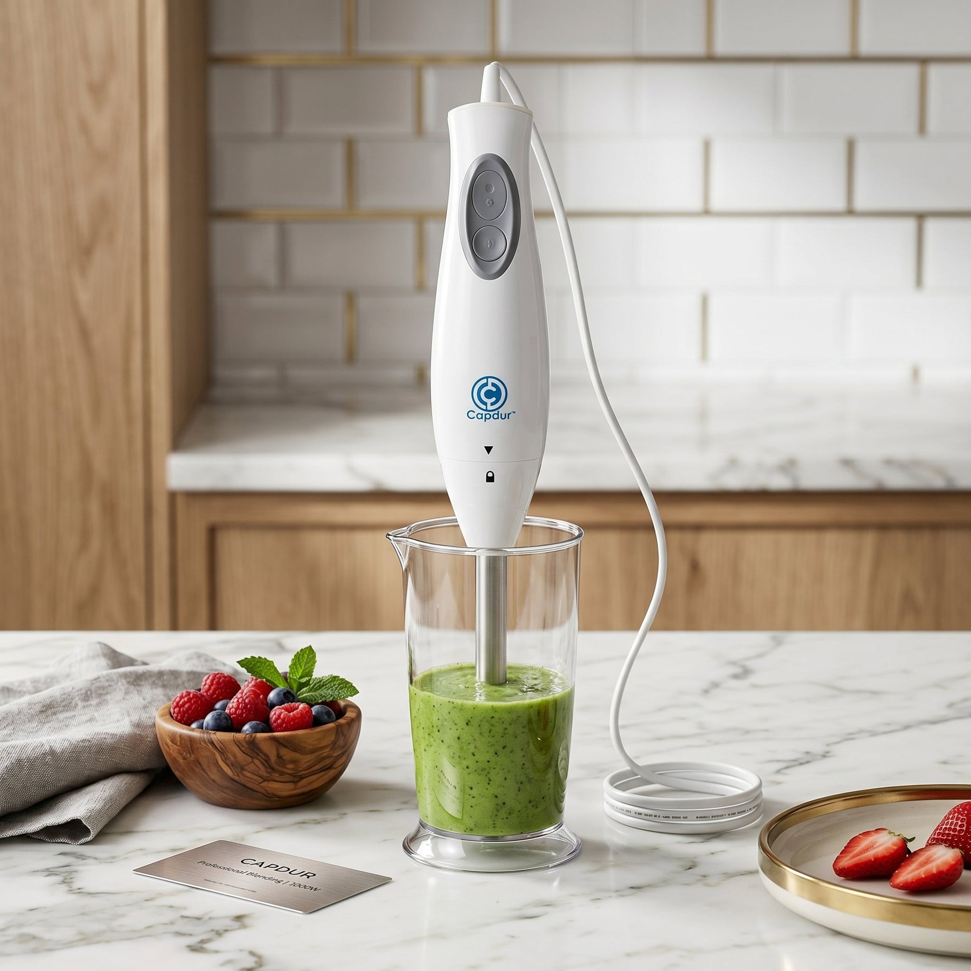 2-in-1 Hand Blender 300W – Powerful Mixer with Measuring Cup - Armaa Store Pk