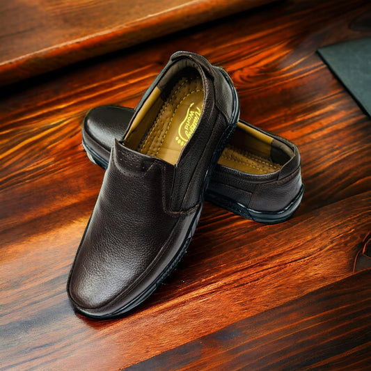 Premium Men's Brown Leather Shoes | Timeless Elegance & Durability