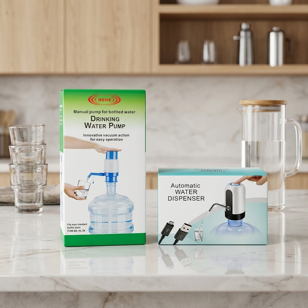 2PCS Water Pump & Automatic Dispenser Combo - Armaa Store Pk