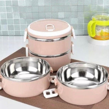 3-Layer Insulated Lunch Box For Boys – Stainless Steel & Durable - Armaa Store Pk
