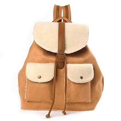 Imported Lot Leather Backpack