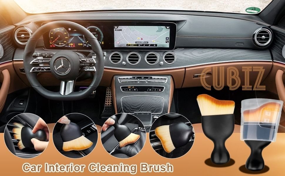 4 Pack Car Detailing Brush, Car Brush for Detailing Interior Soft Bristles - Armaa Store Pk